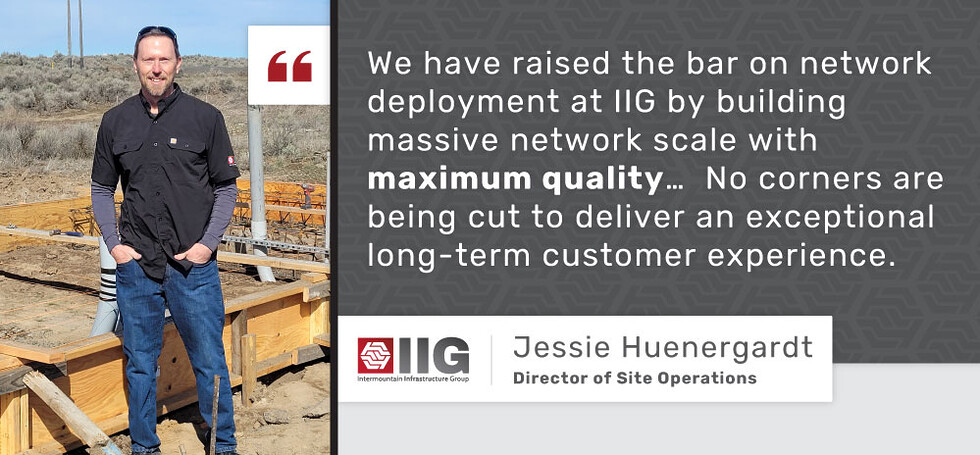 Building Telecom Networks with Scale - Intermountain Infrastructure Group